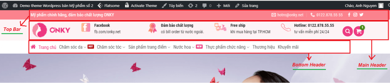 Hướng dẫn sử dụng theme Flatsome từ căn bản đến nâng cao